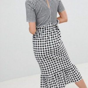 ASOS two patterned checkered dress.